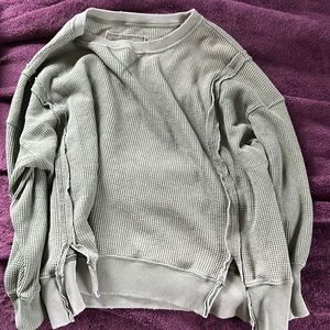 Aerie waffle knit sweater